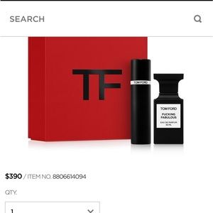 Tom Ford fucking Fabulous 50ml perfume with travel spray